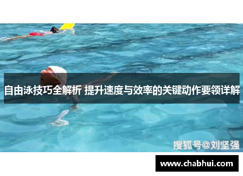 自由泳技巧全解析 提升速度与效率的关键动作要领详解